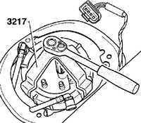 4.1.9 Снятие и установка топливного насоса/ датчика уровня топлива Volkswagen Golf IV
