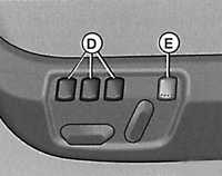 1.1.12 Запоминание регулировок сиденья и наружных зеркал для движения вперед Volkswagen Passat B5