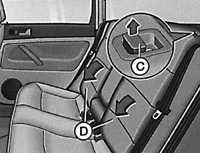 1.1.15 Заднее многоместное сиденье (Универсал) Volkswagen Passat B5