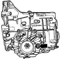 2.18 Проверка масла в главной передаче автоматических коробок передач Volkswagen Passat B5