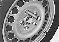9.3.7 Замена колес Volkswagen Passat B5