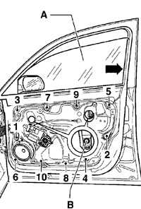 12.38 Кронштейн двери Volkswagen Passat B5