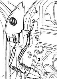 12.47 Внутренняя декоративная накладка наружного зеркала заднего вида Volkswagen Passat B5
