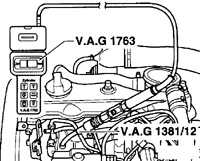 3.7.3 Проверка компрессии в цилиндрах двигателя Volkswagen Passat B5