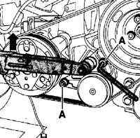 3.7.5 Снятие и установка поликлинового ремня Volkswagen Passat B5