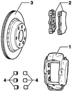 Тормоз переднего колеса Brembo (17’’)